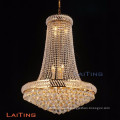 LAITING Dia 90cm Lustre Cristal Vintage Style Lustres Or Foyer Lustre K9 Cristal pour Home Déco LT-17899